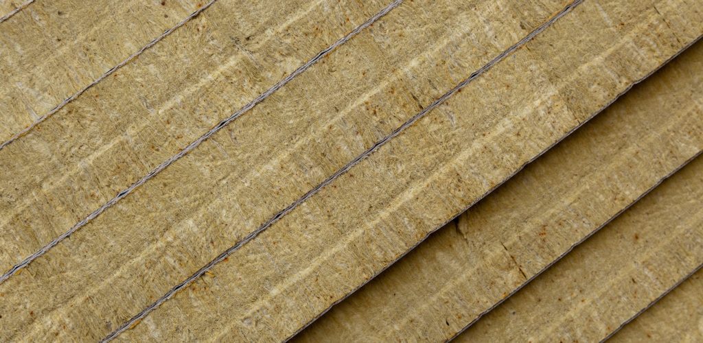 Holzfaser-Dämmung bei Holzelementen